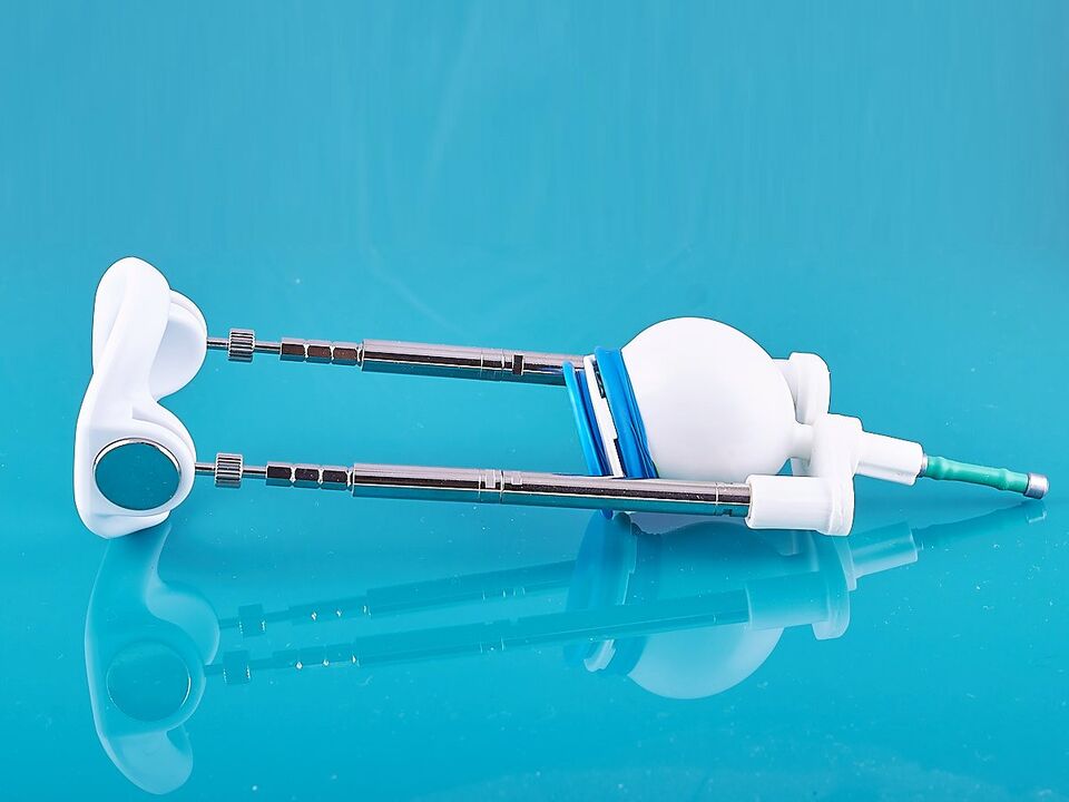 Extension of vacuum to increase a member